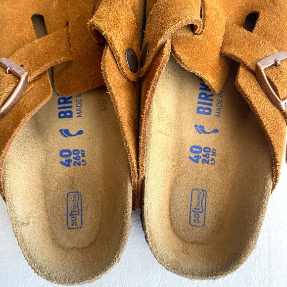 Birkenstock Soft Footbed Suede Leather Mink Color Size EU40 US 9-9.5 - Picture 5 of 9
